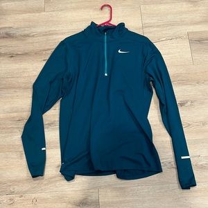 Nike Dri-Fit Quarter Zip size L (teal-green color)